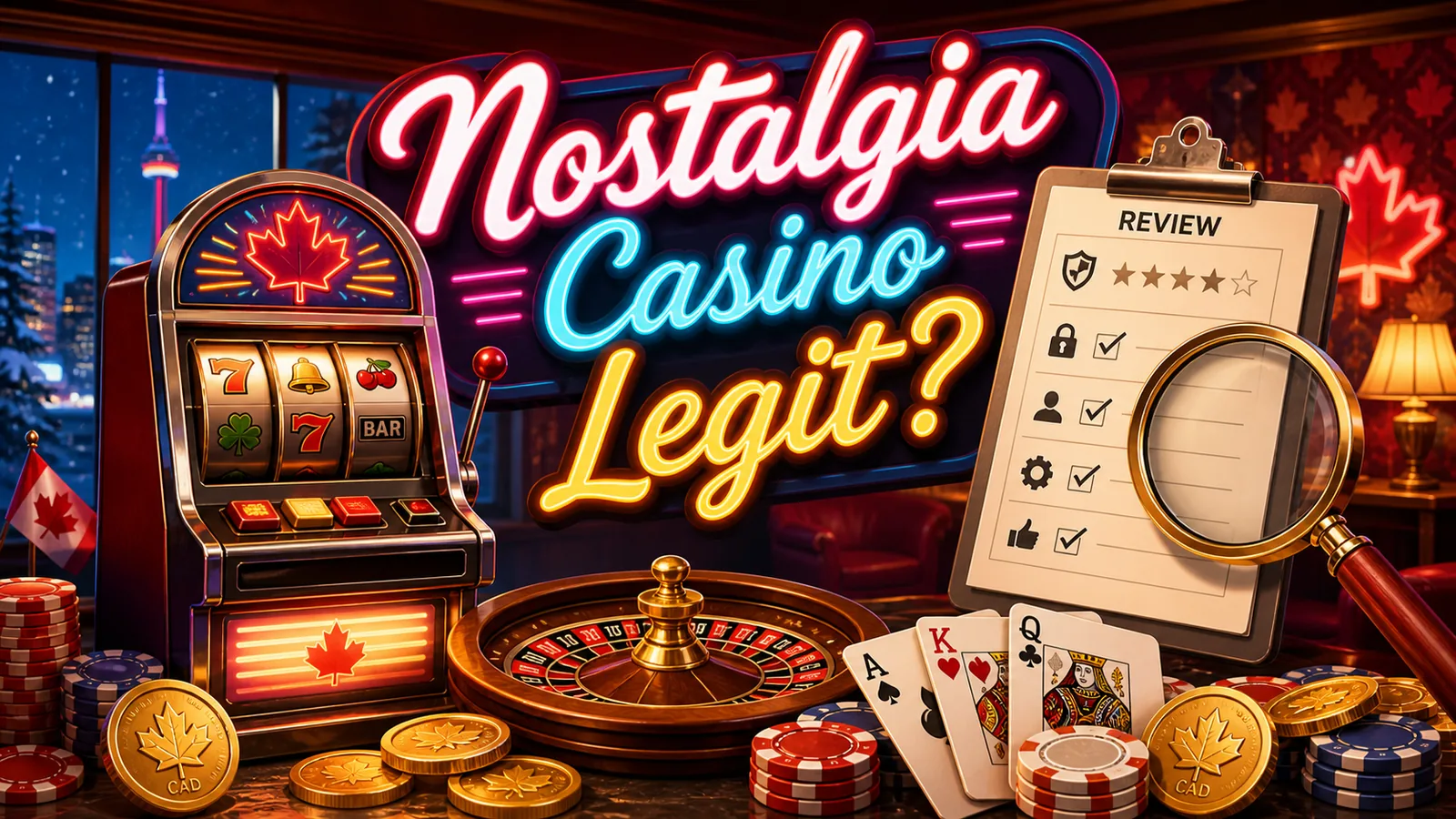 Is Nostalgia Casino Legit? content banner