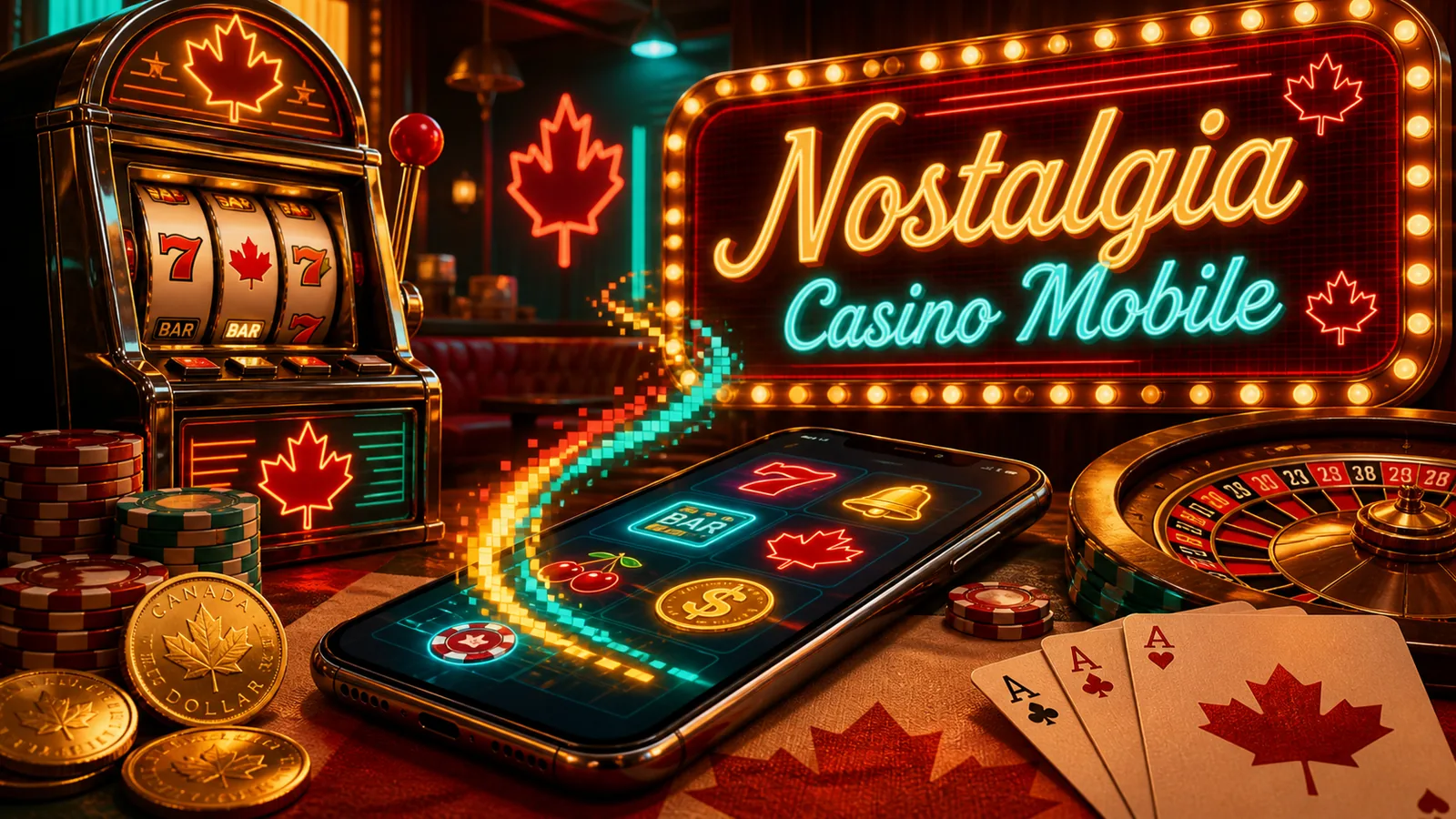 Nostalgia Casino Mobile content banner